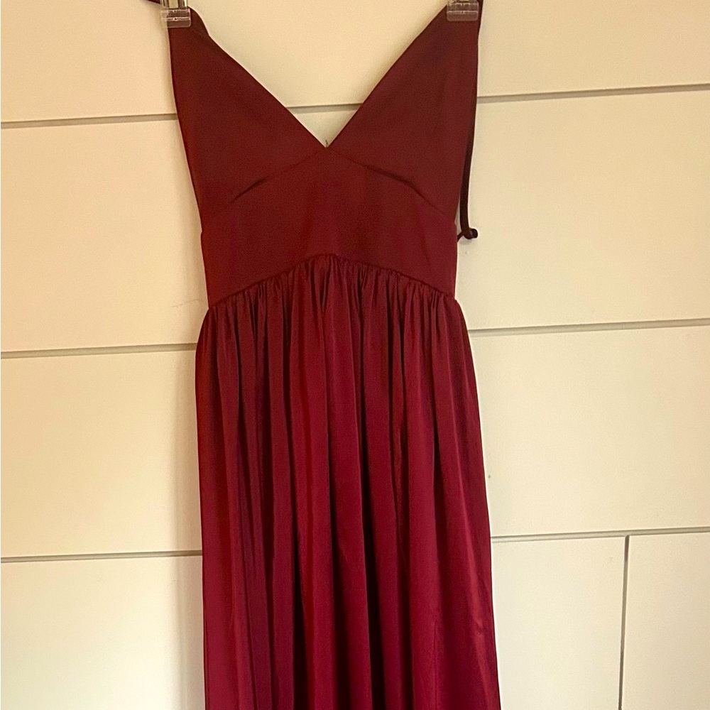 Floor length prom dress